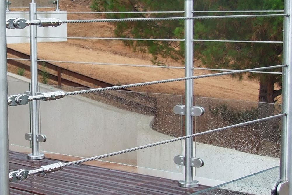 Kit tendeur complet inox M5 pour câbles Ø3mm pour partie droite comme  mezzanine, terrasse, balcon XCABDROITCOMPLET : , fabricant de  garde-corps et balustrades aluminium 100% sur mesure