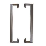 PAIRE DE POIGNEE DE PORTE BATTANTE OPTIMA - INOX 316 POLI