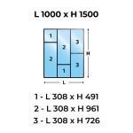 VERRIERE LOFT 3 SECTIONS - 6 mm SECURIT CLAIR