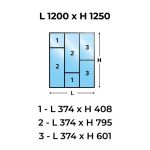 VERRIERE LOFT 3 SECTIONS - 6 mm SECURIT CLAIR