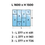 VERRIERE LOFT 4 SECTIONS - 6 mm SECURIT CLAIR